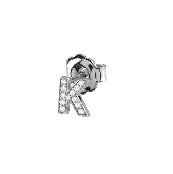Mono orecchino Salvini Be Happy in Oro bianco Diamante 0.058 Ct 20114556 - 20114556